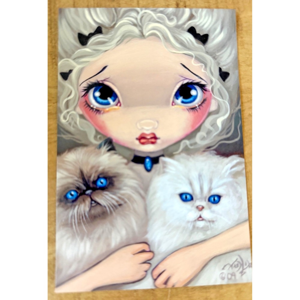 2026 Jasmine Becket-Griffith Art Postcard 4" x 6" Fantasy Cats